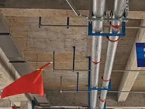 祁连管廊支架的安装方法